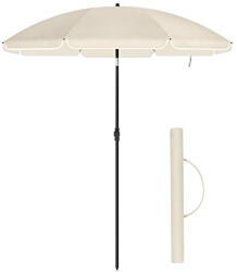 SONGMICS 200 cm-es napernyő, UPF 50+ védelem, dönthető, talp nélkül, bézs (GPU65WTV1)