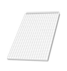  Bloc A5 pătrat în spirală de sus 50 de coli (BLS 15055/2)