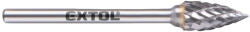 Extol EXTOL industial mini turbómaró, rotormaró, Méret: ⌀6×13mm, szár 3mm, keresztfogazás volfrámkarbid (vídia) (8703863)