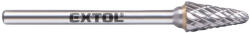 Extol Industrial EXTOL industial mini turbómaró, rotormaró, Méret: ⌀6×13mm, szár 3mm, keresztfogazás volfrámkarbid (vídia) (8703883)