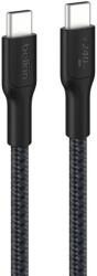Belkin BoostCharge Pro 3 M USB C Fekete USB kábel (CAB025HQ3MBK)