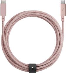 Native Union Belt Cable Pro (USB-C to USB-C) USB 2.0 2, 4 M USB C Rózsaszín USB kábel (BELT-C-ROS-PRO-NP)