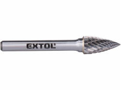 Extol EXTOL industial turbómaró, rotormaró, Méret: ⌀10×20mm, szár 6mm, keresztfogazás volfrámkarbid (vídia) (8703764)