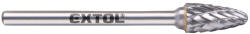 Extol EXTOL industial mini turbómaró, rotormaró, Méret: ⌀6×13mm, szár 3mm, keresztfogazás volfrámkarbid (vídia) (8703853)