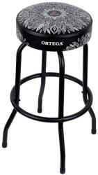 Ortega Bar Stool 30" White Kaleidoscope