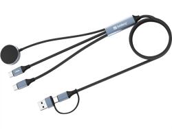 Sandberg 441-69 1, 2 M USB A/USB C Fekete USB kábel (441-69)