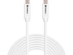 Sandberg 136-76 USB 3.2 Gen 2 (3.1 Gen 2) 5 M USB C Fehér USB kábel (136-76)