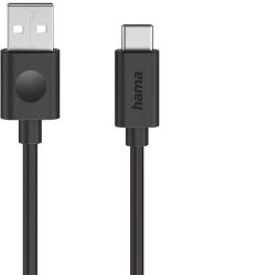 Hama 00086447 USB 2.0 1, 2 M USB A USB C Fekete USB kábel (00086447)