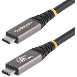StarTech CC3M20GUSB4CX USB4 Gen 2x2 3 M USB C Fekete USB kábel (CC3M20GUSB4CX)