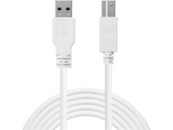 Sandberg 509-23 USB 3.2 Gen 1 (3.1 Gen 1) 1, 8 M USB A USB B Fehér USB kábel (509-23)