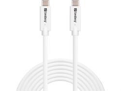 Sandberg 136-75 USB 3.2 Gen 2 (3.1 Gen 2) 3 M USB C Fehér USB kábel (136-75)