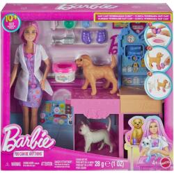 Barbie Set de joaca Barbie You can be - Clinica veterinara Fast Cast Papusa