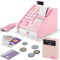 RicoKids RK-868 Fa pénztárgép, rózsaszín
