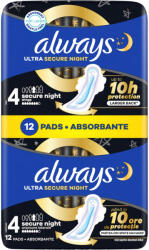 Always Ultra Secure Night egészségügyi betét - 12 db