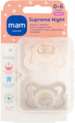 MAM Supreme Night szilikon alvócumi 0-6 hónapos korig - 2 db