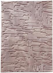 Heinner Heiner Home Vista 3D szőnyeg dombornyomott mintával, 80x150 cm, 100% poliészter, Csúszásgátló hátlap, Világosbarna