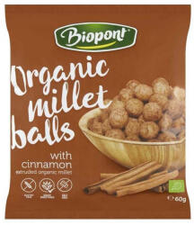 Biopont Extrudált kölesgolyó, fahéjas, BIO - 60 g (kifutó)