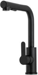 Gamma Side2 Mosogató Csaptelep - Kihúzható zuhanyfej, Matt Fekete (BSE2-BK) - rent-xgranit