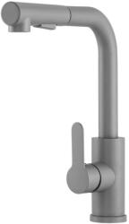 Gamma Side2 Mosogató Csaptelep - Kihúzható zuhanyfej, Matt Szürke (BSE2-GPG) - rent-xgranit