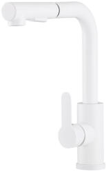 Gamma Side2 Mosogató Csaptelep - Kihúzható zuhanyfej, Fehér (BSE2-WH) - rent-xgranit