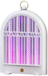 VERK GROUP 24604 Elektromos rovarcsapda UV fénnyel, felakasztható, 2 üzemmód, USB, fehér