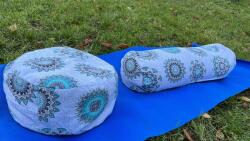 PinkTara Bio tönkölybúza meditációs és hengerpárna szett