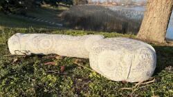 PinkTara Bió tönkölybúza meditációs és hengerpárna szett - Szürke mandalás