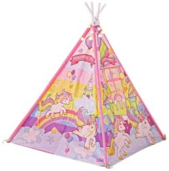 LEAN Toys 10514 Unikornisos játszósátor fényeffektekkel, rózsaszín