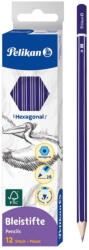 Pelikan Set 12 creioane grafit Pelikan, mina 2B, sectiune hexagonala (978874-12)