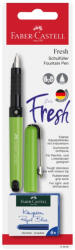 Faber-Castell Stilou scolar vario + 6 rezerve Faber-Castell FC149898, Verde (FC149898/VERDE)