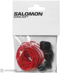 Salomon Quicklace Kit cipőfűző, racing red/black