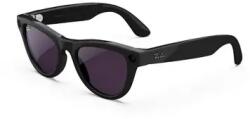 Ray-Ban Ochelari Smart META Skyler Shiny Gen 1 RW4010 601/CH 52, Wi-Fi 6, Bluetooth Lentile cu Tranzitie Transparent/Violet Negru (RW4010 601/CH 52) - vexio