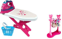 Lean Toys 4847 Játék vasalódeszka és vasaló, rózsaszín