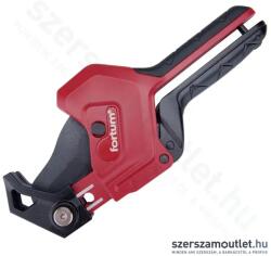 FORTUM Műanyagcső vágóolló, 3 fokozat, PVC/PPR/PP/PE/PEX/PB/PVDF, 64mm (4775018) (4775018)