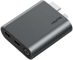 Deltaco RayNeo szemüveg töltéséhez HDMI-ről USB-C adapter (XRAC-ADA01OS)