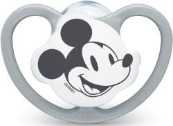 Nuk Suzetă din silicon Nuk - Space Mickey, 0-6 m, gri, cu cutie (10730716)