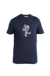Icebreaker Men Merino 150 Tech Lite SS Tee Tech Head Mărime: L / Culoare: albastru închis (IB0A56WV4011)