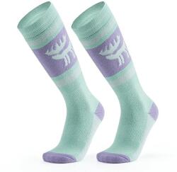 Rockbros Qunature 037202 sízokni 43-48-as méret (L/XL) - lila-zöld