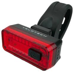 Velotech 28 LED-es USB-ről tölthető hátsó lámpa nyeregcsőre