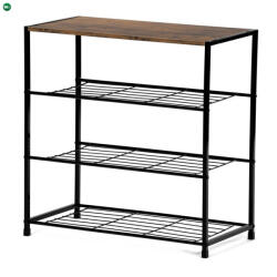  Cipőtartó természetes fa színben GD-414 OLW