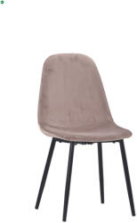 Mobiliamo Modern étkezőszék barna színben, bársony kárpittal DC-4469