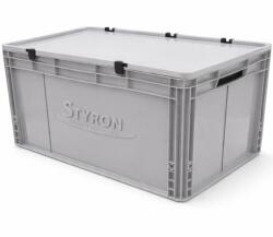 Agrowebshop Műanyag láda tetővel | 60×40×42cm (UNIO SLM 64/42+)