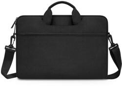 DEVIA univerzális védőtok Macbook Air 13.3/Pro 13.3/Pro 14.2 készülékekhez - Devia Justyle Mackbook Hand-Bag - fekete (ST348501) (ST348501)