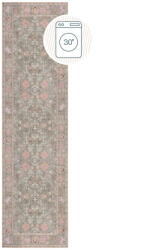 Flair Rugs Светлозелена пътека подходяща за пране 60x230 cm Una Floral - Flair Rugs (503119379233)