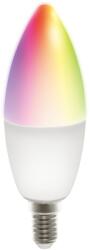 DELTACO SMART HOME SH-LE14RGB izzó LED, E14, gyertya, WIFI, 5W, színes+fehér, szabályozható (SH-LE14RGB) - digital24
