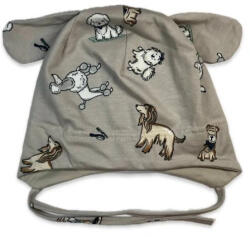  Minimanó Pamut kötős sapka kutyafüles (40) - Woof