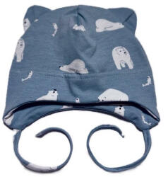  Minimanó Pamut kötős sapka (36) - Jegesmedve