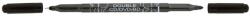 Centropen CD marker 2 capete, 0.6/2.5mm, negru, CENTROPEN 3616 (CE361601)