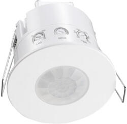 V-TAC süllyeszthető valós jelenlétérzékelő PIR szenzor, fehér színű - SKU 24112 (24112)