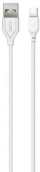 XO NB 103 USB-A apa - micro USB Adat- és töltőkábel 1m - Fehér (NB-103 USB-MICRO USB, FEHÉR, KÁBEL 1M) (NB-103 USB-MICRO USB, FEHÉR, KÁBEL 1M)